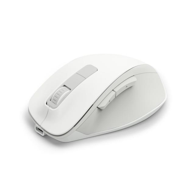 Hama “WM-500” Wireless Mouse, Ergonom., 6 Buttons, W/O Click Noise, Battery, wh 