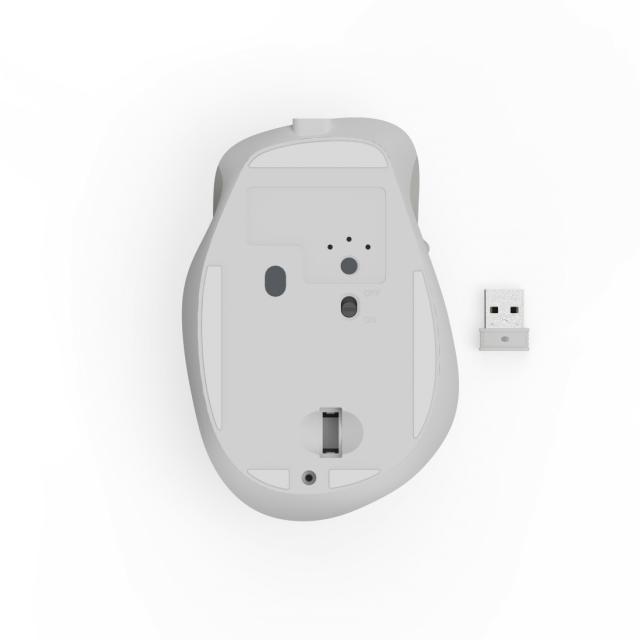 Hama “WM-500” Wireless Mouse, Ergonom., 6 Buttons, W/O Click Noise, Battery, wh 