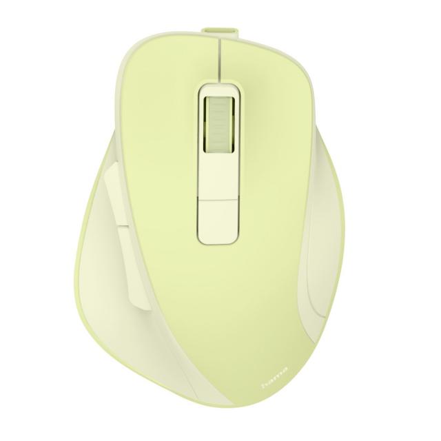 Hama “WM-500” Wireless Mouse, Ergonom., 6 Buttons, W/O Click Noise, Battery, green 
