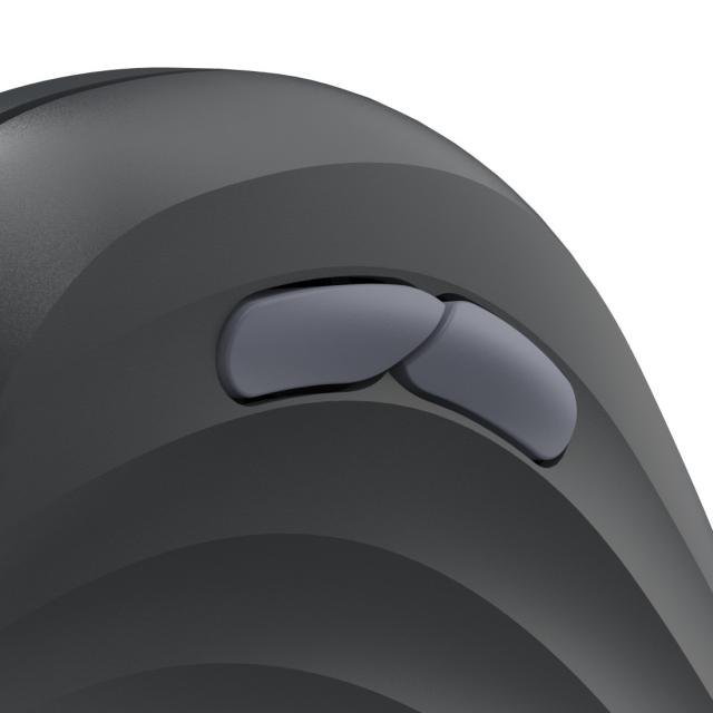 Hama “EWM-500R” Ergonomic Vertical Mouse, Radio, Optical, 7 Buttons, black 