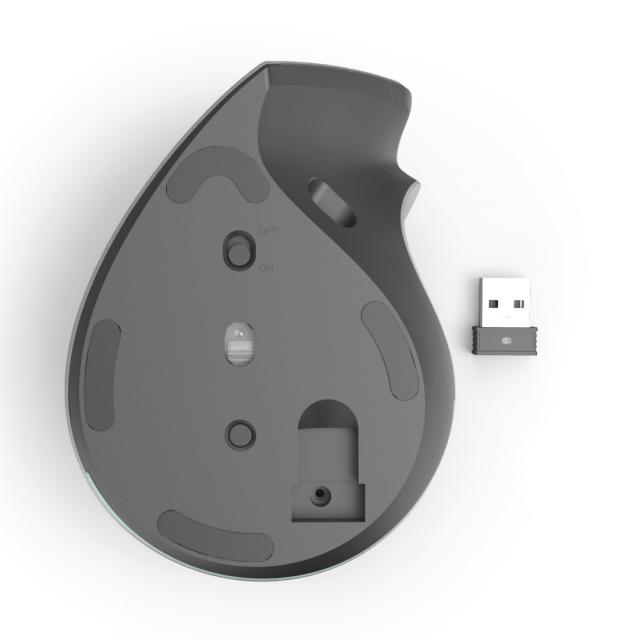 HAMA Безжична Ергономична вертикална мишка "EMW-700", мулти-устройство, антрацит 