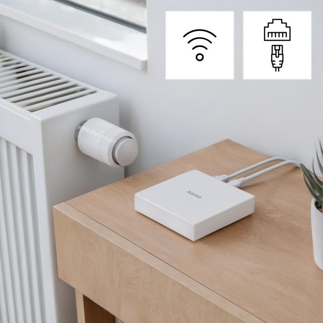 Hama Smart Home Hub, Matter, Zigbee, Thread, for Voice/App Control 