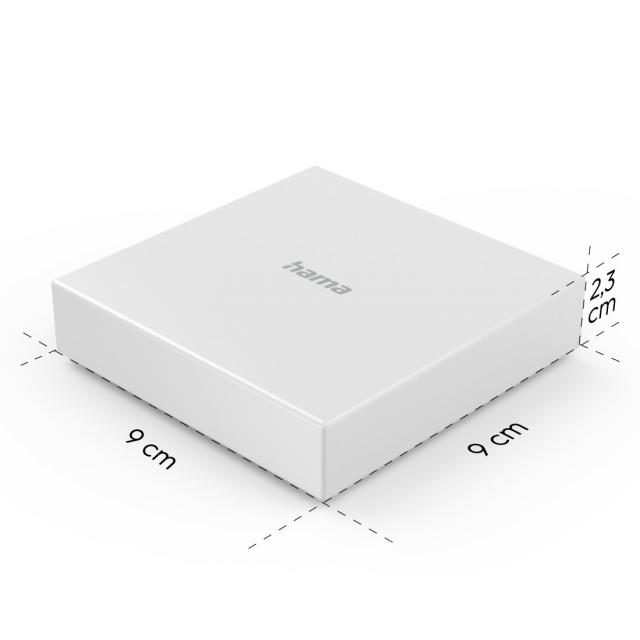 Hama Smart Home Hub, Matter, Zigbee, Thread, for Voice/App Control 