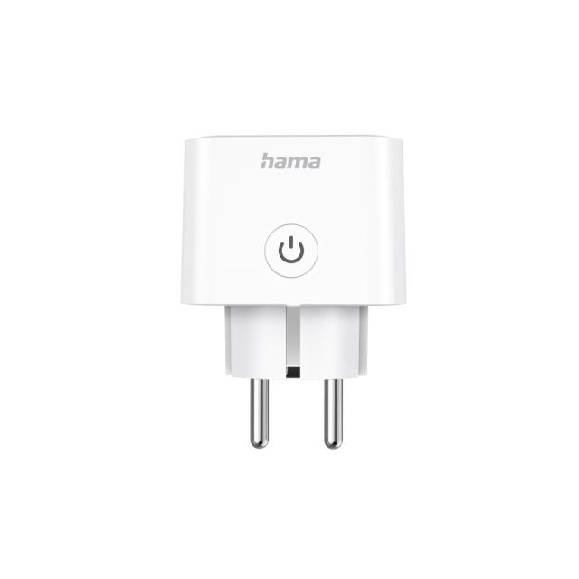 Hama Smart WLAN Socket, Matter, Voice and App-Controlled, Retrofittable, 3680 W 
