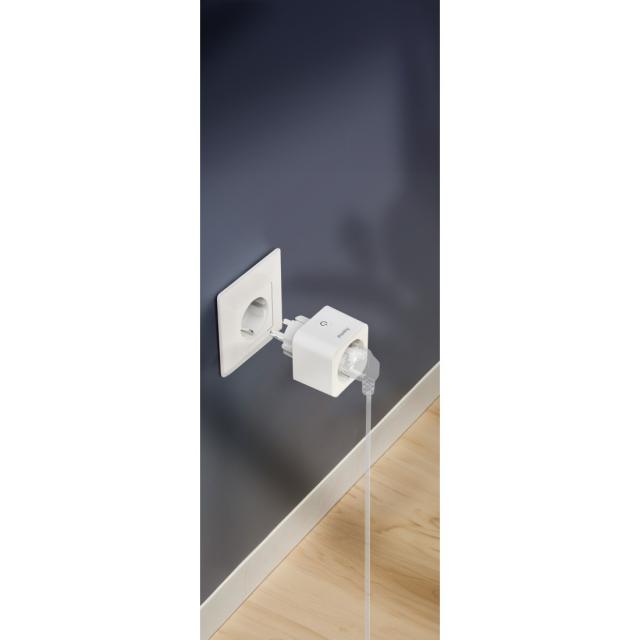 Hama Smart WLAN Socket, Matter, Voice and App-Controlled, Retrofittable, 3680 W 