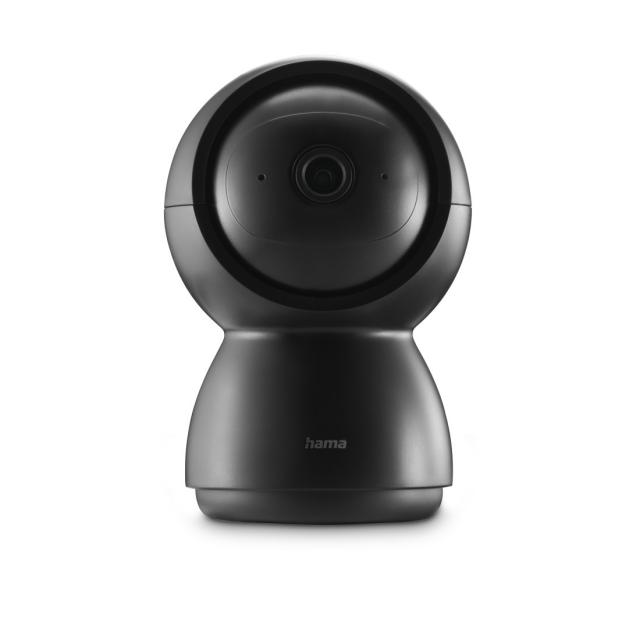 HAMA WiFi камера 1080p, за закрити помещения, въртяща се, сензор за движение, черна 