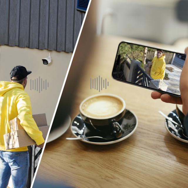 Hama Smart Surveillance Camera, WLAN, for Outdoors, Night Vision, 1080p, Recordi 