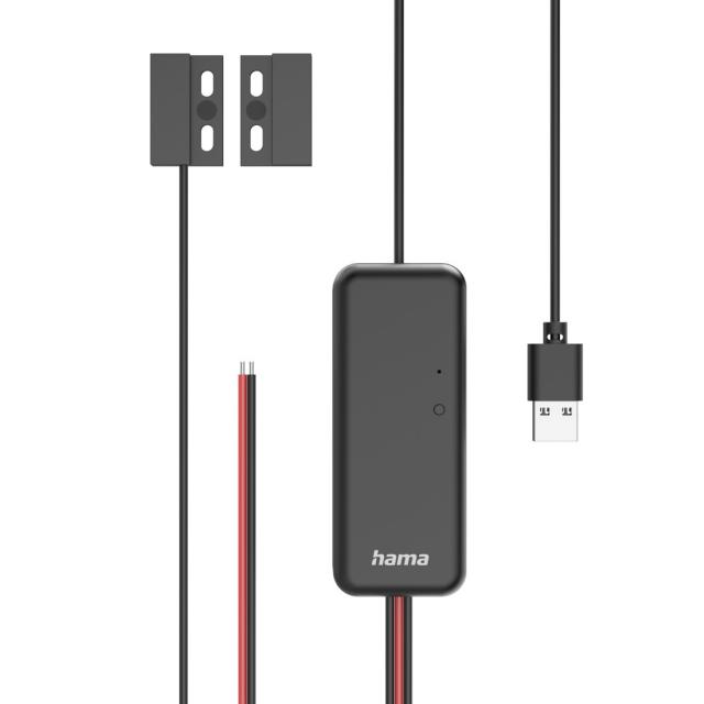 Hama Smart Garage Door Opener, Wi-Fi, with Sensor, Control via App/Voice Command 