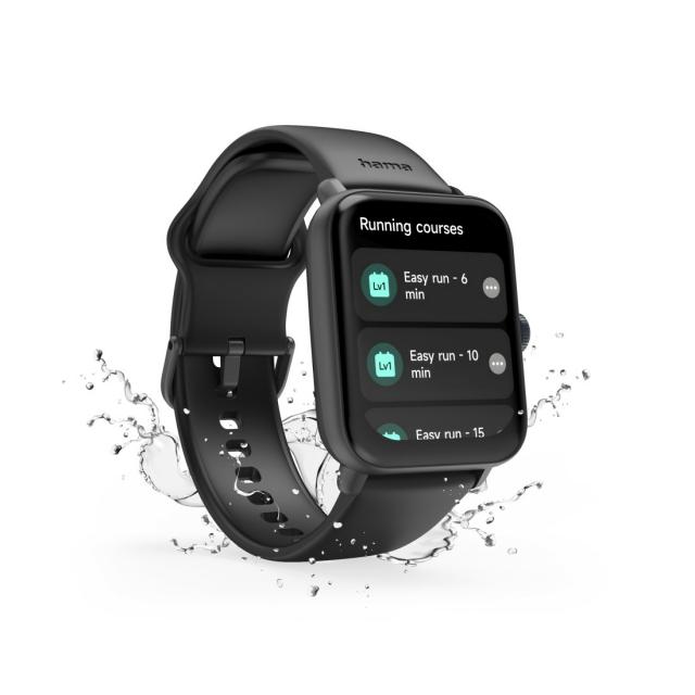 Hama “6010” Smart Watch, GPS, TFT Display 1.65", Phone Function, waterproof, 178619 