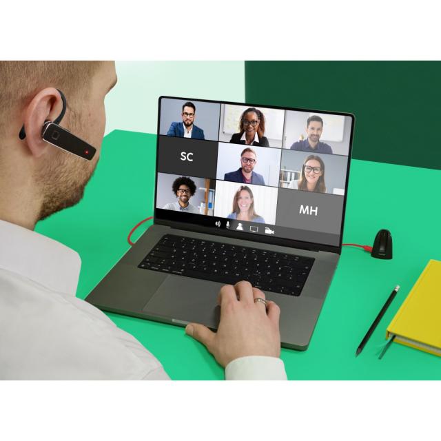 Hama Mono-Bluetooth® Headset “MyVoice2100”, Multipoint, Voice Control, black 