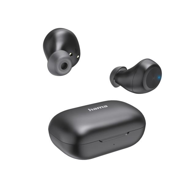 Hama “Spirit Chop II” Bluetooth® Headphones, TWS, In-Ear, Equaliser, black 