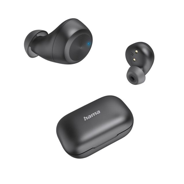 Hama “Spirit Chop II” Bluetooth® Headphones, TWS, In-Ear, Equaliser, black 