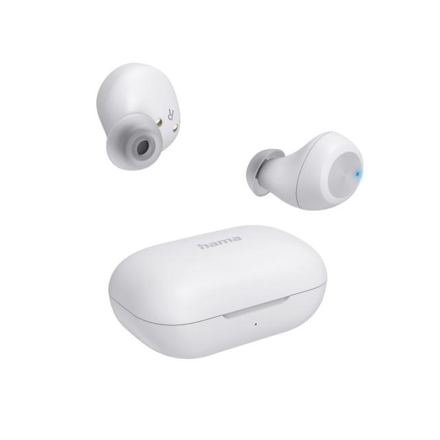 Hama “Spirit Chop II” Bluetooth® Headphones, TWS, In-Ear, Equaliser, white 