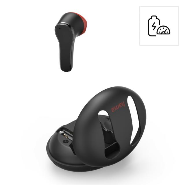 Hama "Spirit Unchained" Bluetooth® Headphones, True Wireless Earbuds, ENC, FC, black 