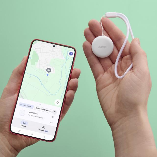 Hama Key Finder, for Android “Find My Device” App, Bluetooth®, white 