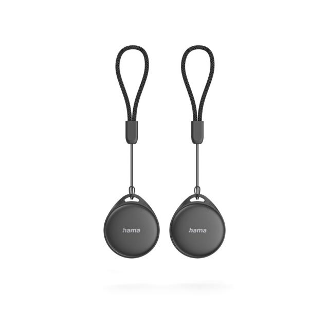 Hama Key finder, for Android and Apple, Item Finder with Bluetooth®, 2 pieces 
