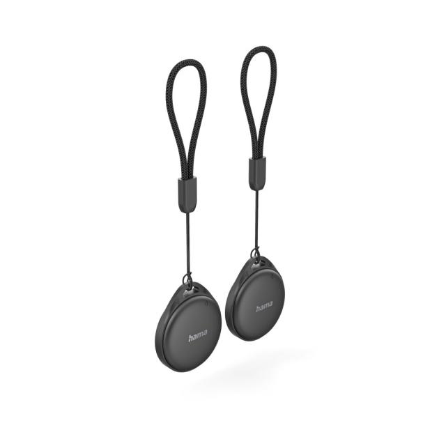 Hama Key finder, for Android and Apple, Item Finder with Bluetooth®, 2 pieces 