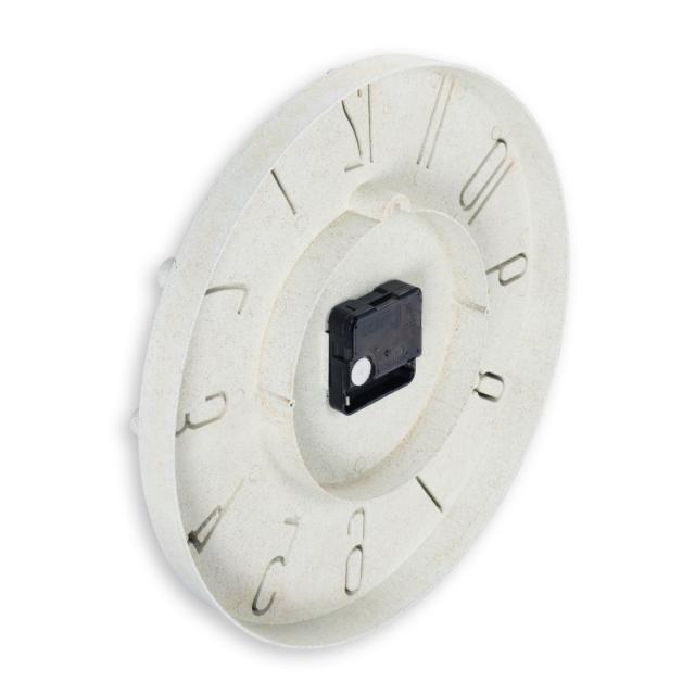Hama "Corfu" Wall Clock, Ø 30 cm, Quartz Clock, Analogue, 3D Numerals, beige 