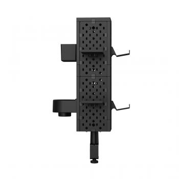 uRage Peg Board, Perforated Panel for Gaming, Modular Kit, Wall/Table Mounting, black