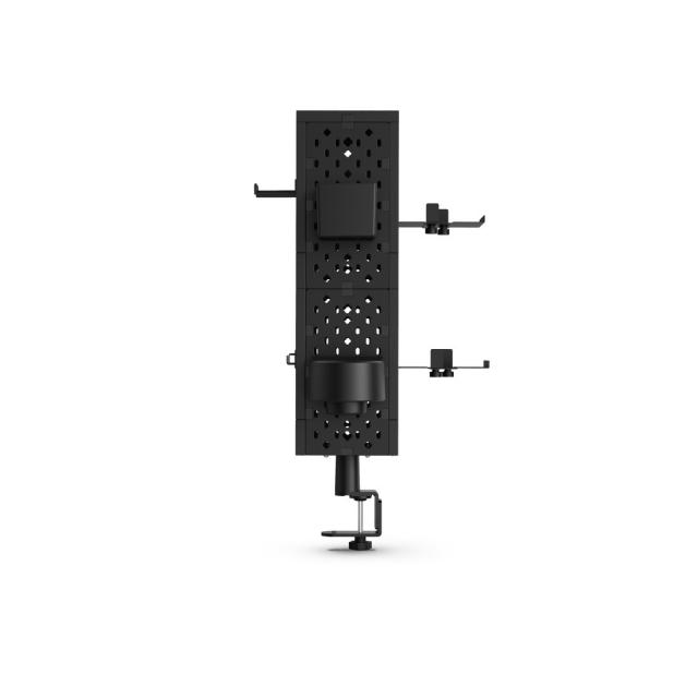 uRage Peg Board, Perforated Panel for Gaming, Modular Kit, Wall/Table Mounting, black 
