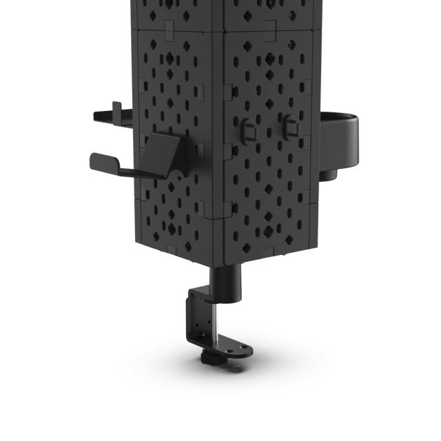 uRage Peg Board, Perforated Panel for Gaming, Modular Kit, Wall/Table Mounting, black 