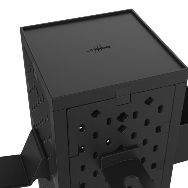 uRage Peg Board, Perforated Panel for Gaming, Modular Kit, Wall/Table Mounting, black 