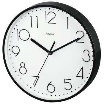 Hama "PG-220" Wall Clock, Low-noise, 186343