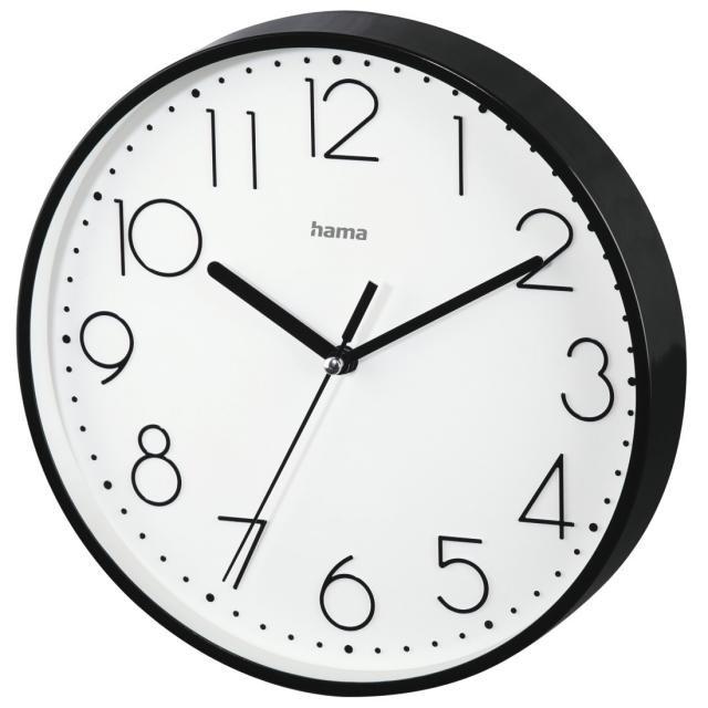 Hama "PG-220" Wall Clock, Low-noise, 186343 