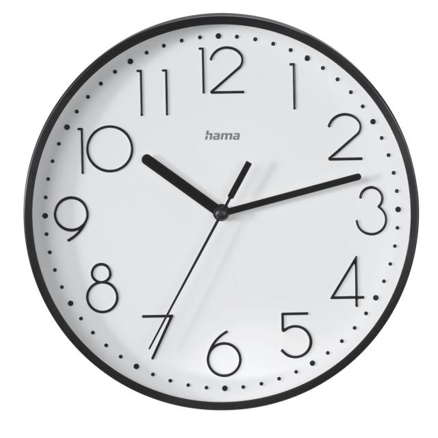 Hama "PG-220" Wall Clock, Low-noise, 186343 