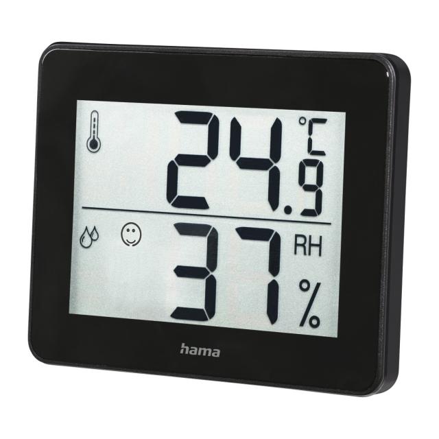 Hama "TH-130" Thermo / Hygrometer, black 