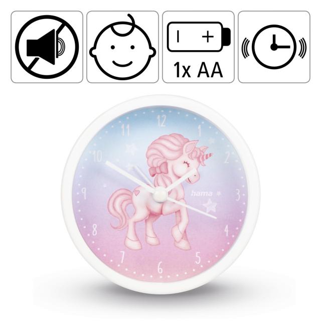 Hama "Magical Unicorn" Children's Alarm Clock, 186430 