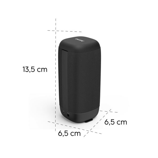 Hama “Tube 4.0” Bluetooth® Loudspeaker, 3,5W, black 