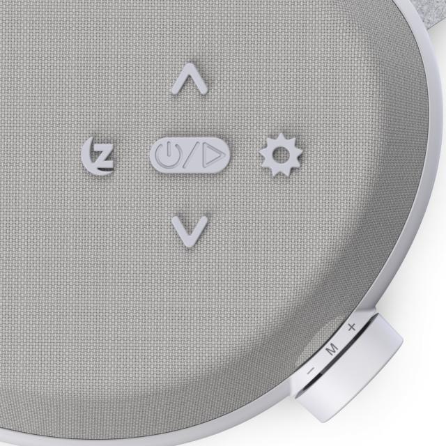 Hama "Calm" Bluetooth® Loudspeaker, White Noise, Flat, Sleep timer, 3W, white 