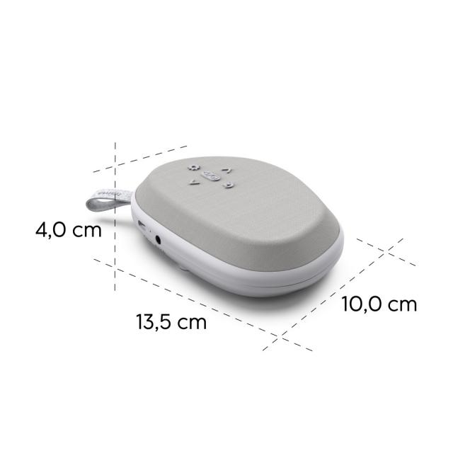 Hama "Calm" Bluetooth® Loudspeaker, White Noise, Flat, Sleep timer, 3W, white 