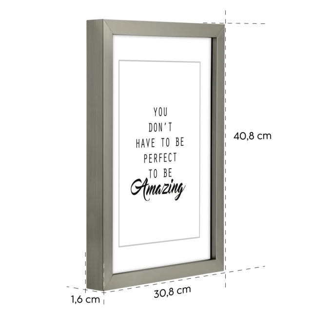 Hama “Chiaro” Plastic Frame, steel, 30 x 40 cm 