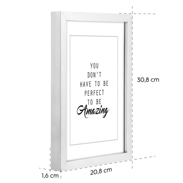 Hama “Chiaro” Plastic Frame, white, 20 x 30 cm 