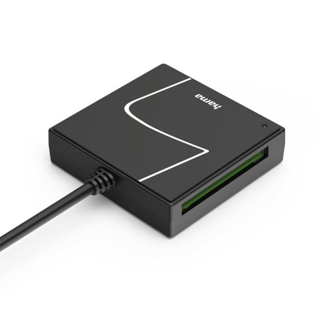 HAMA Card reader USB, USB-A, с USB-C adapter, USB 3.2 Gen1, SD/micro-SD/CF/MS 