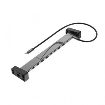 Hama "Connect2Office Work" USB-C Docking Station, Silicone Feet, 12 Ports