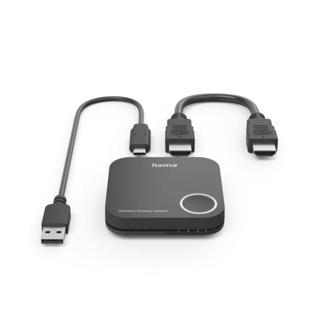 Hama Wireless Display Adapter, HDMI™, Full HD 1080p, incl. Cable 