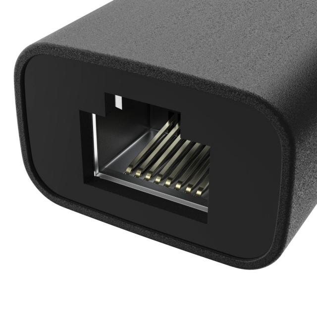 Hama Network Adapter, USB-C, 2.5 Gigabit Ethernet, Black 