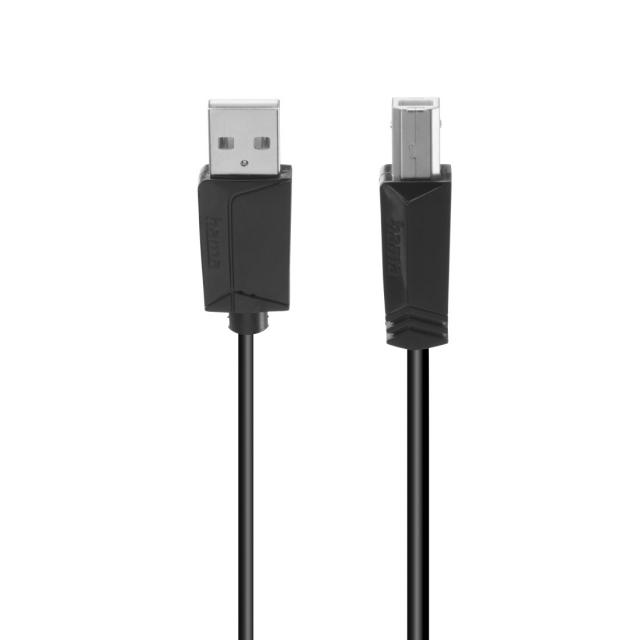 Hama USB Cable, USB 2.0, 480 Mbit/s, 3 m 