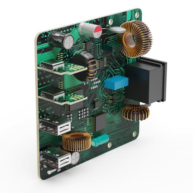 HAMA Зарядна станция 4 порта, 60W, 2 x USB-C, 2 x USB-A, PD, Fast Charge 