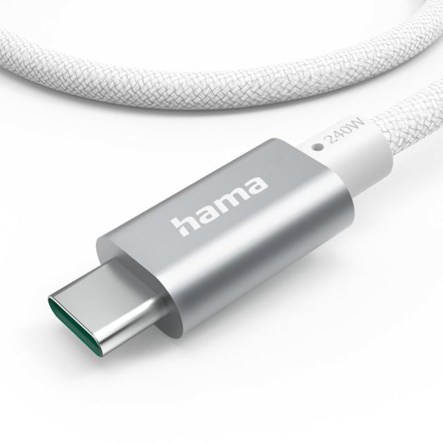 Hama "Full-Featured" USB-C - USB-C Charging Cable, 240W, USB 3.2 Gen1, 5Gbit/s, 1.5 m 