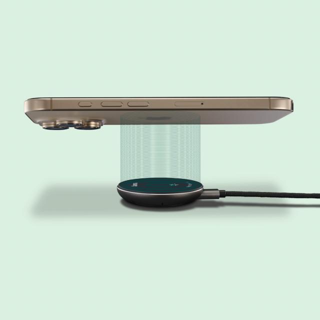 Hama Wireless Qi2 charger, inductive fast charging at the desk etc., 15 W 