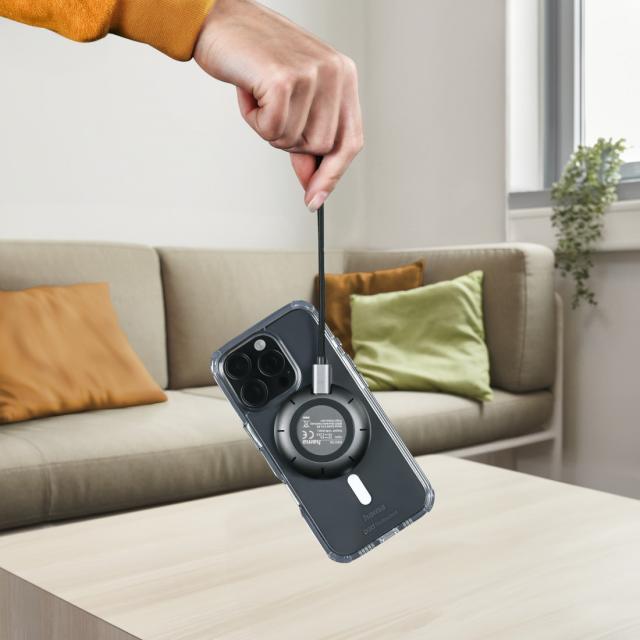 Hama Wireless Qi2 charger, inductive fast charging at the desk etc., 15 W 