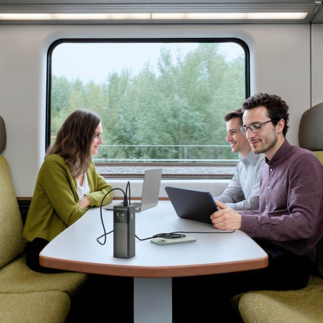 HAMA Външна батерия „High Power“, 200 W, 24000 mAh, 2x USB-C, USB-A, бързо зареждане 