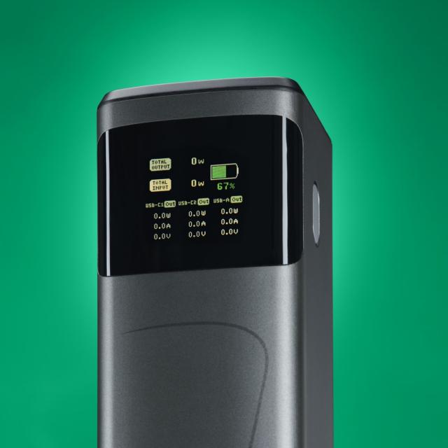 HAMA Външна батерия „High Power“, 200 W, 24000 mAh, 2x USB-C, USB-A, бързо зареждане 