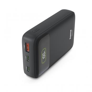 Hama "PD10-W20" Power Pack 10000mAh, Outputs: USB-C, USB-A, Fast Charging, anth.
