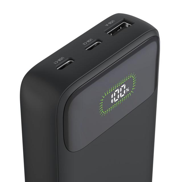 Hama "PD10-W20" Power Pack 10000mAh, Outputs: USB-C, USB-A, Fast Charging, anth. 