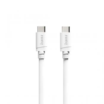 Hama Charging Cable, USB-C - USB-C, 60 W, 2 m, white